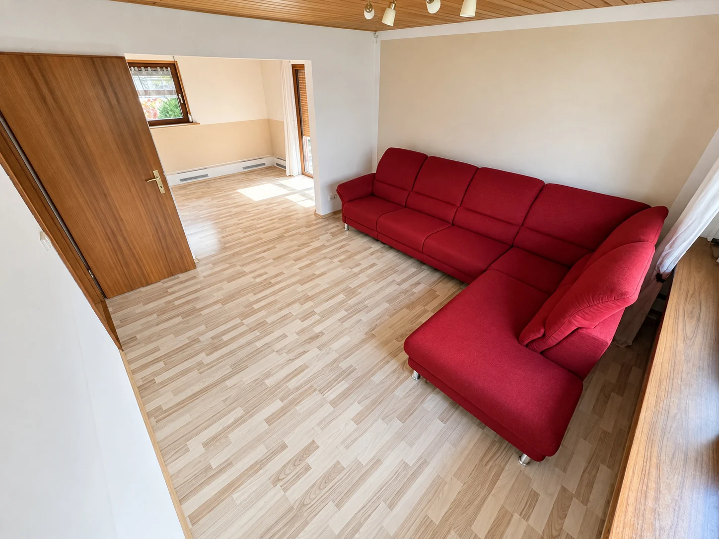 Wohnzimmer auf der Hauptwohnebene